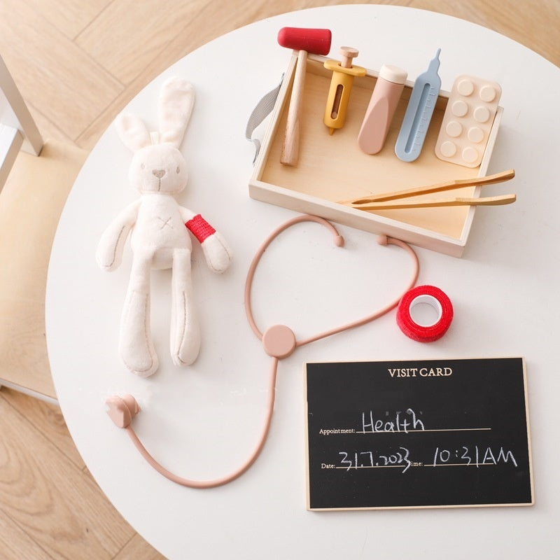 Children Play House Little Doctor Toy Doctor Stethoscope Educational Toy