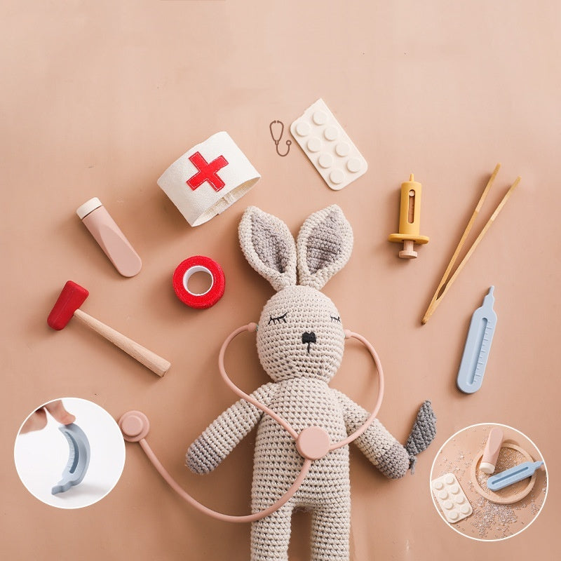 Children Play House Little Doctor Toy Doctor Stethoscope Educational Toy