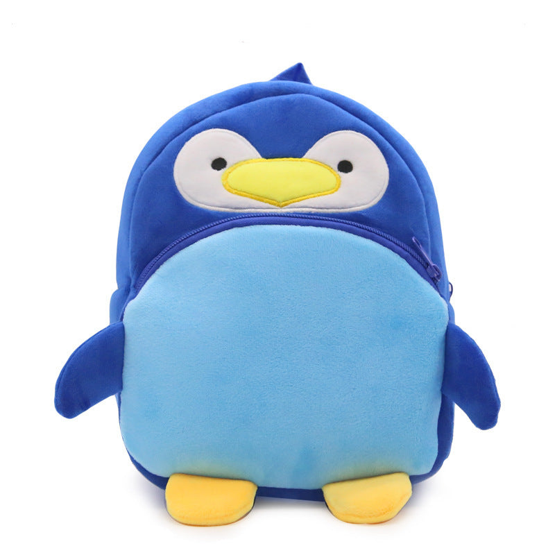 Baby boy and girl cute penguin backpack