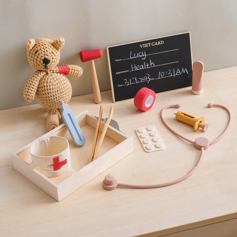 Children Play House Little Doctor Toy Doctor Stethoscope Educational Toy