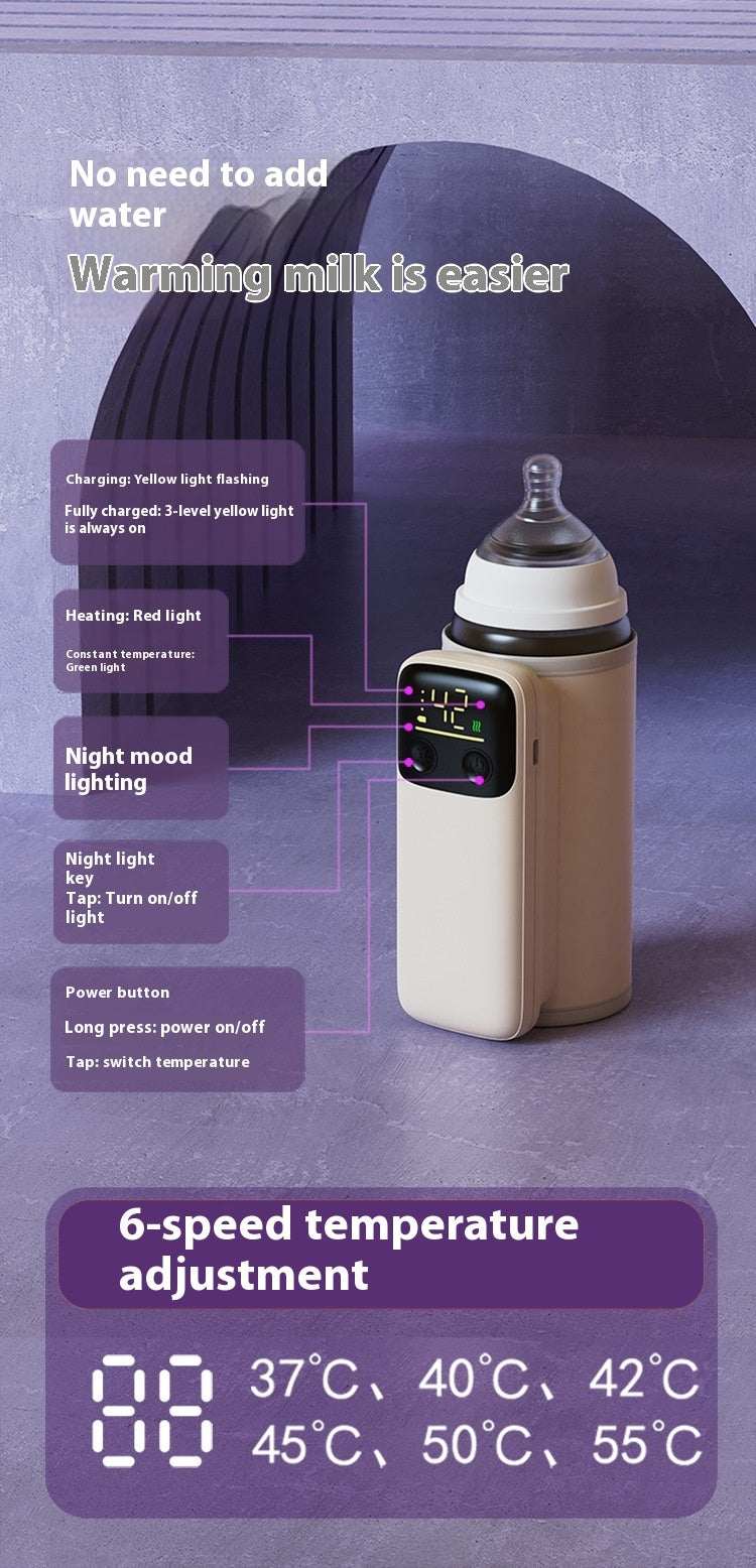 Baby Bottle Insulation Cover - Universal Heating Constant Temperature Milk Warmer