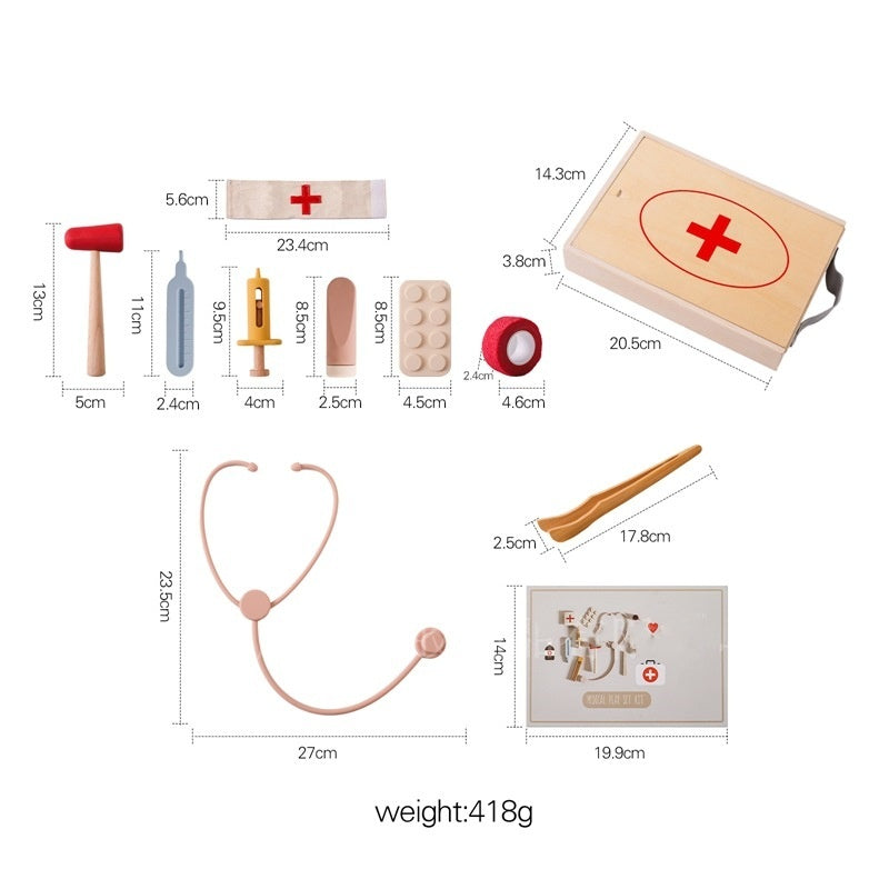 Children Play House Little Doctor Toy Doctor Stethoscope Educational Toy